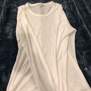 James Perse white long sleeve t-shirt